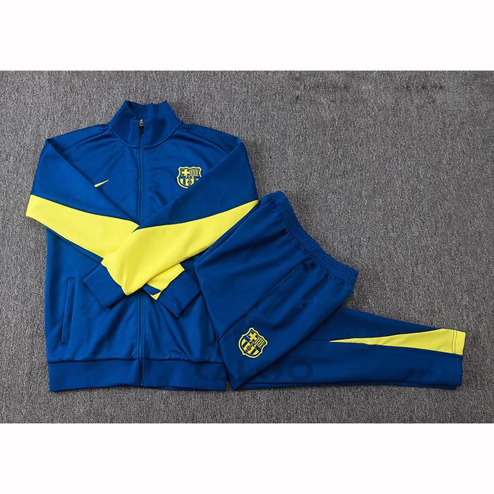Tuta da Track di Giacca FC Barcellona Bambino 2026-2027 Blu Giallo